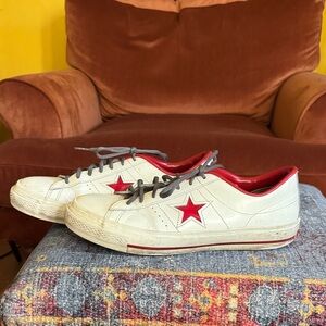 Converse leather one star. Made in Japan